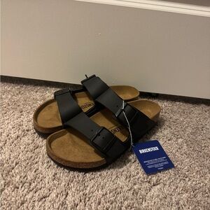 Birkenstock Arizona Black Sandals | Size 37